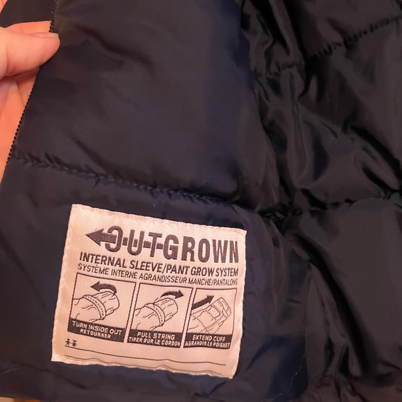Columbia Kids Puffer Jacket - Navy and Teal - Picture 3 of 3